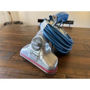 Working Vintage Royal Hand Vac Model 501 Handheld Vacuum Cleaner w/ Blue Bag